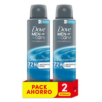 Men+Care Advanced Clean Comfort Desodorante Spray  2ud.-219603 Men+Care Advanced Clean Comfort Desodorante Spray  2ud.-219603 0